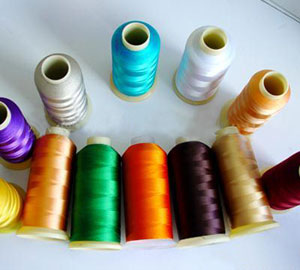 dyed real silk weaving,sewing silk thread type